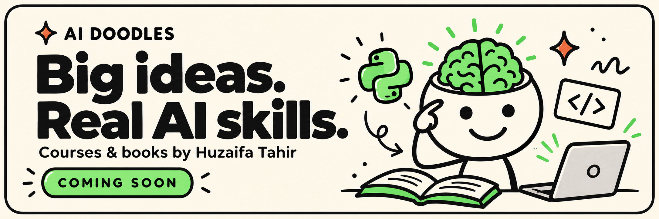 Python for AI course by AI Doodles